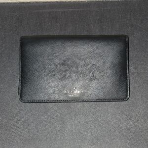 Kate Spade Darcy Black Textured Clutch/ Wallet
